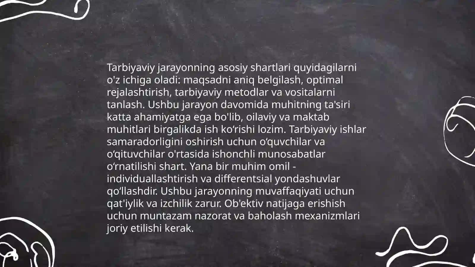 Tarbiyaviy jarayonning mazmuni va tuzilishi 4