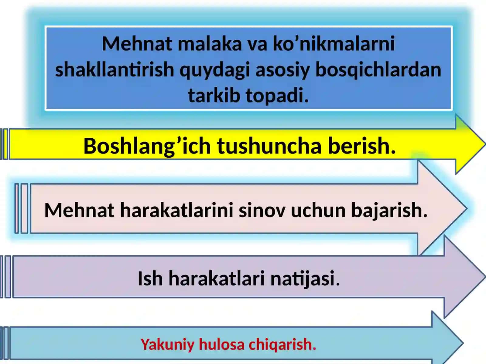 Mehnat ta'limi mazmuni va tashkiliysi 4