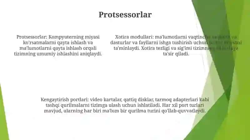 Tizmli Blok Kompanentlari Va Portlarni O'Rganish 4