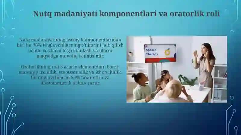 Hozirgi kunda o‘qituvchi nutqi, nutq texnikasi va notiqlik madaniyatini takomillashtirish muammolari 4