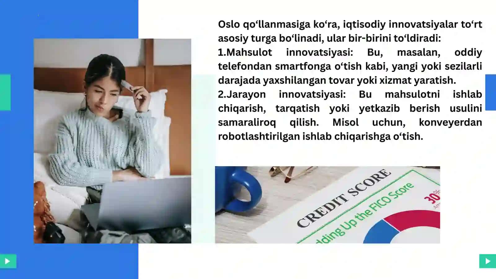 Iqtisodiyotda innovatsion faoliyatning o'ziga xos xususiyatlari 4
