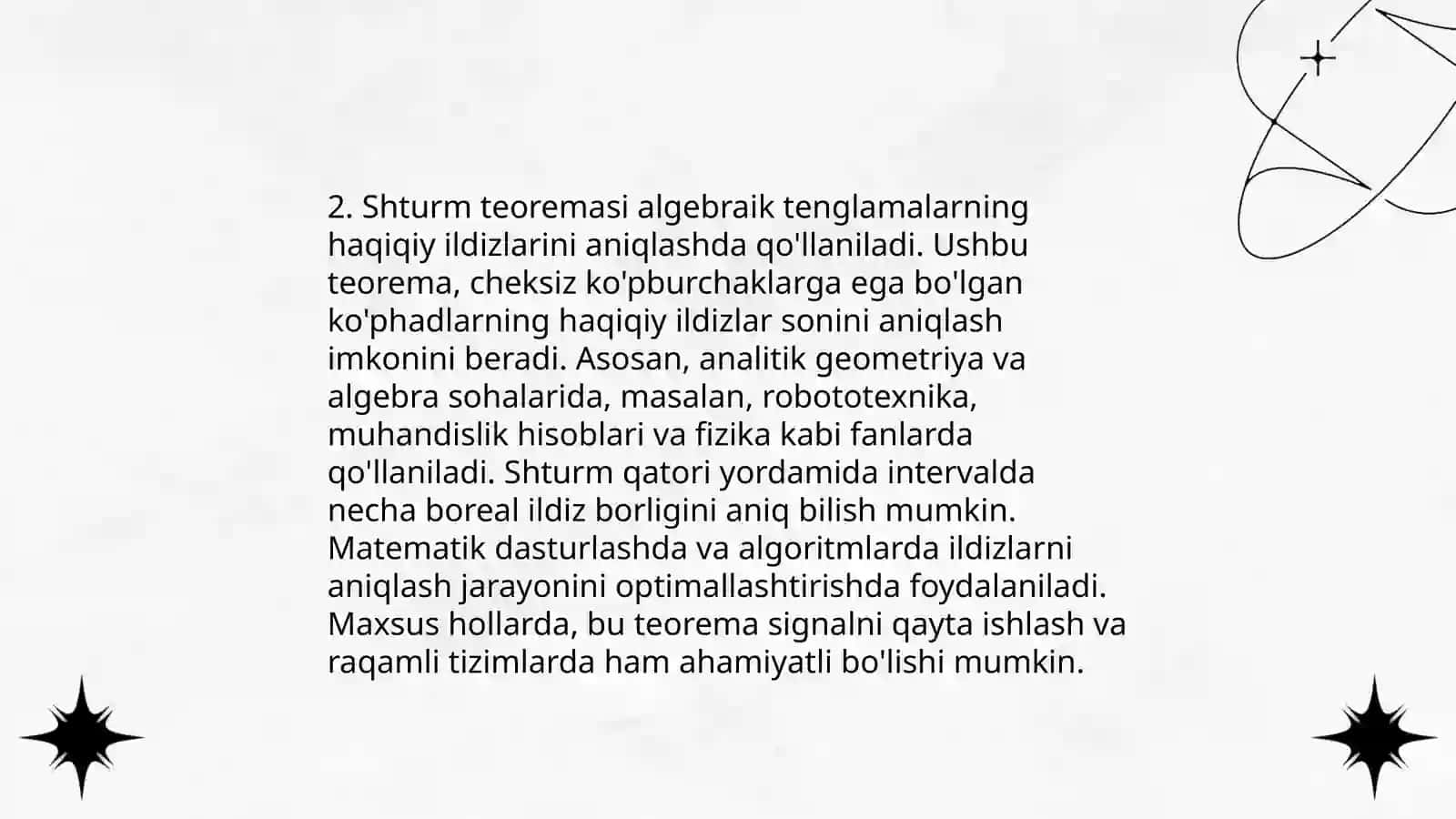 Shturm teoremasi 4