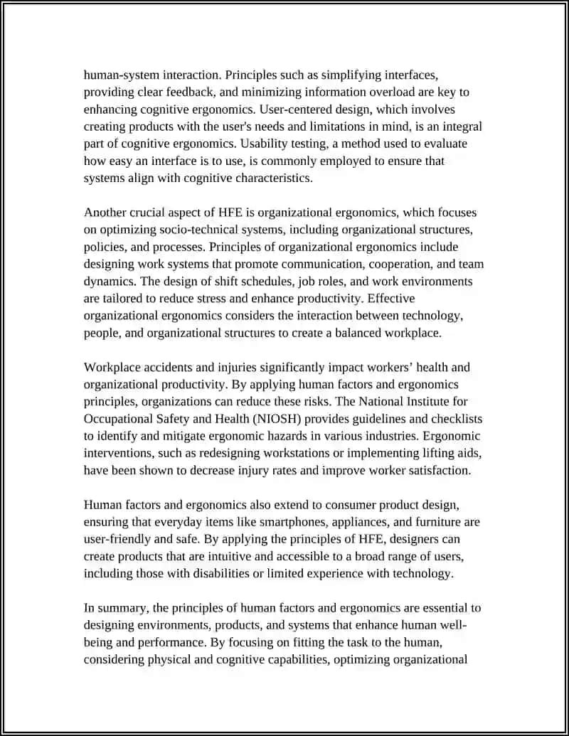 ERGONOMICS 4