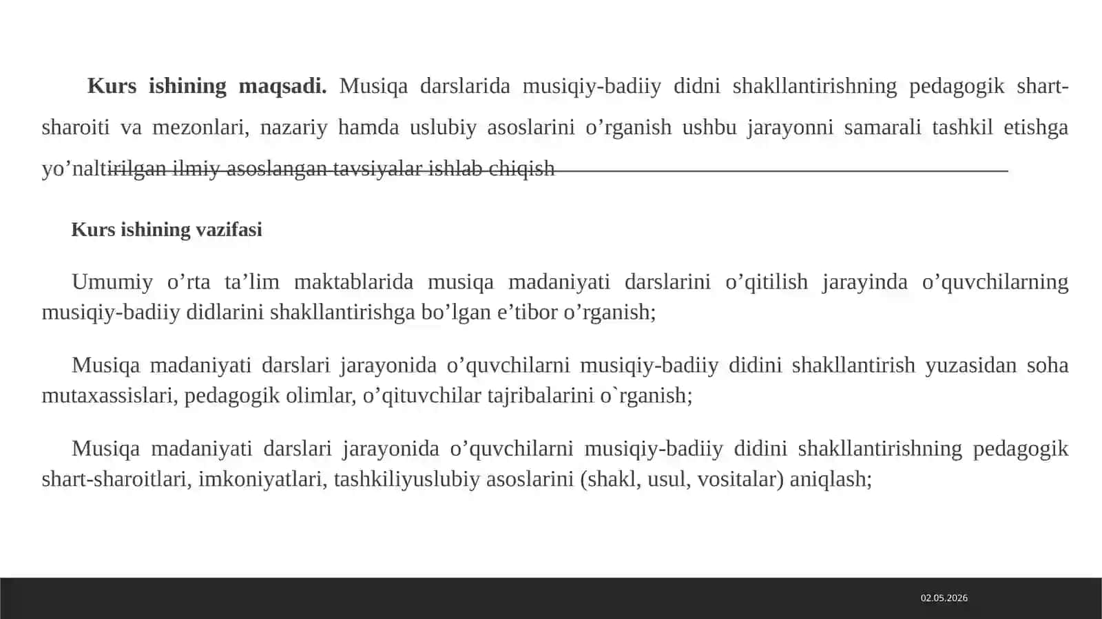 MUSIQA DARSLARIDA MUSIQIY-BADIIY DIDNI ShAKLLANTIRIShNING PEDAGOGIK ShART-ShAROITI VAMEZONLARI 4