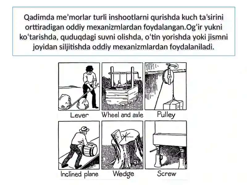 ODDIY MEXANIZMLAR 4