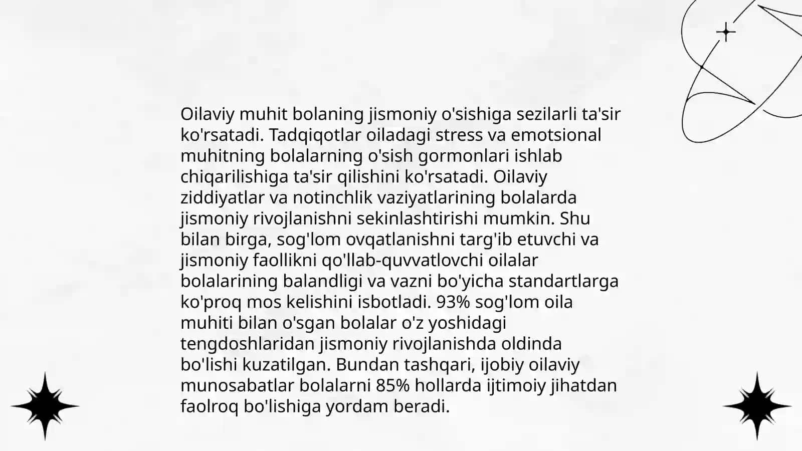 Bolaning jismoniy va aqliy rivojlanishiga ijtimoiy muhitning tasiri 4
