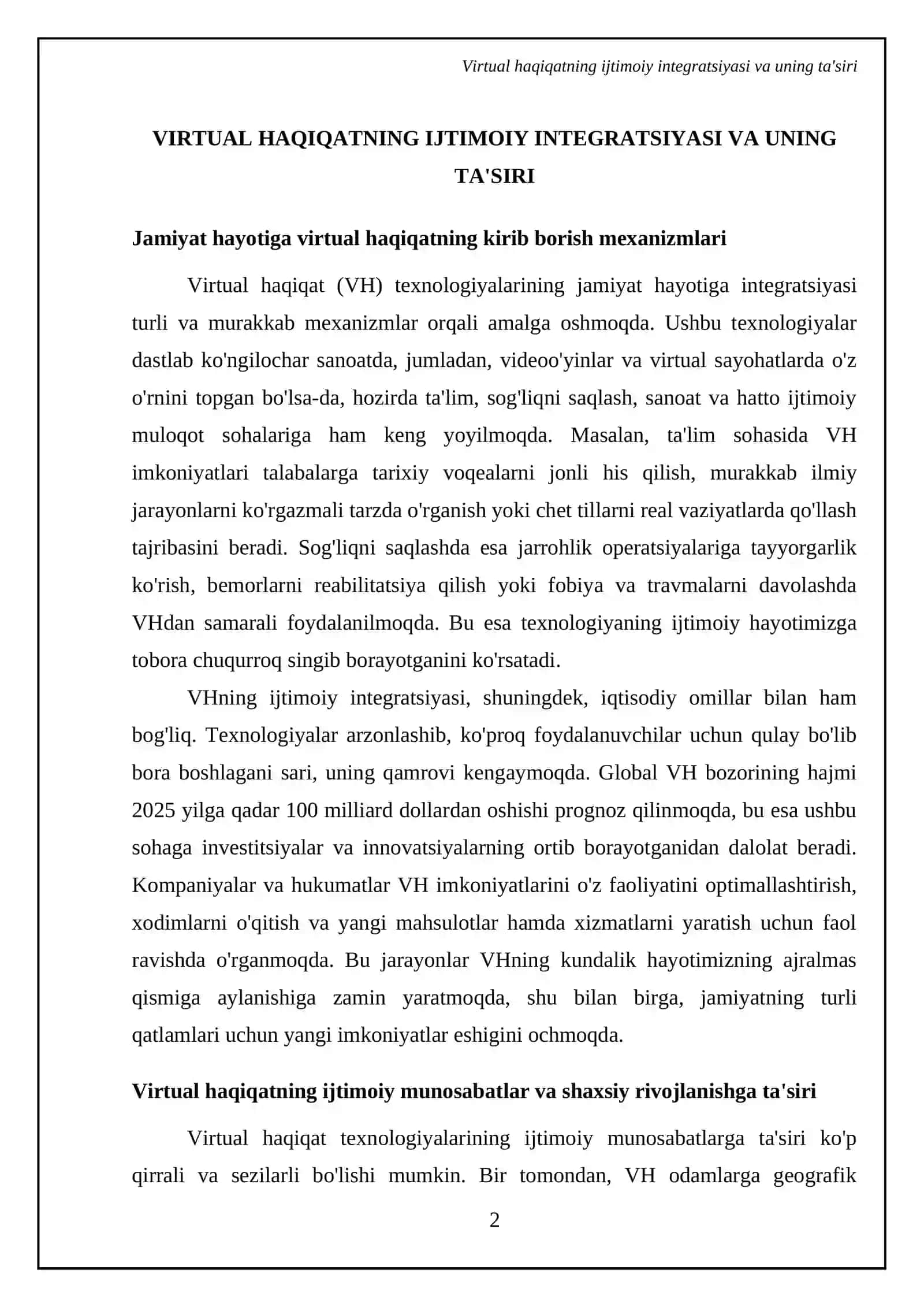 Jamiyatda virtual haqiqat va kibermakonga bo'lgan munosabat 4