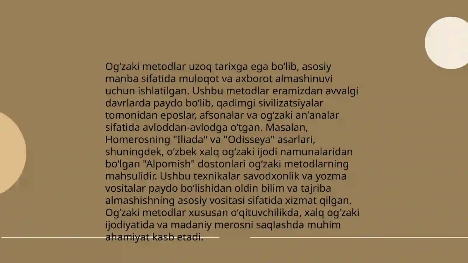 Ogʻzaki metodlar va ularning turlari 4