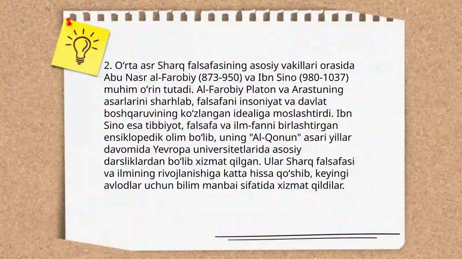 Oʻrta asr sharq falsafasi va uygʻonish davri xususiyatlari 4