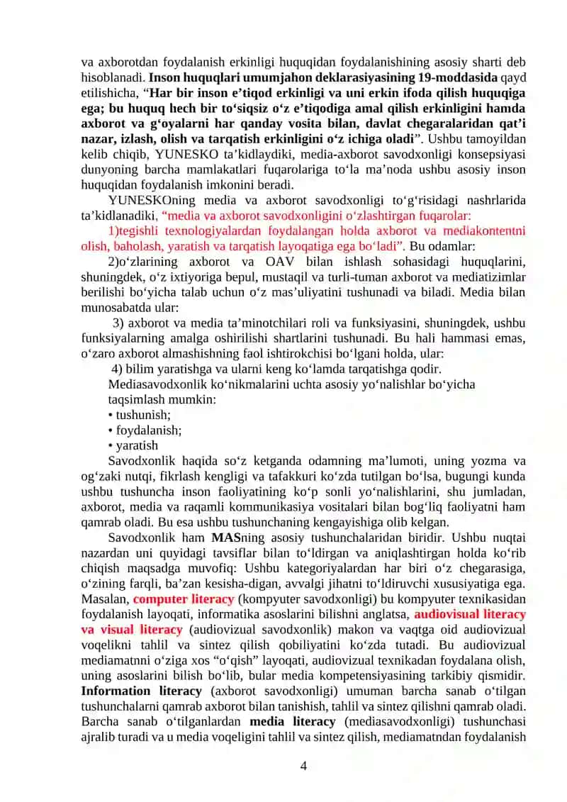 Media savodxonlik va axborot madaniyati evolyusiyasi 4