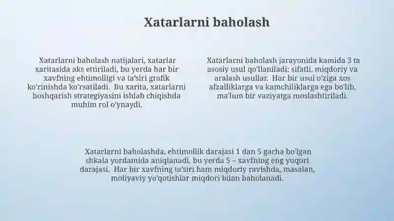Kelajakdagi Rejalar 4
