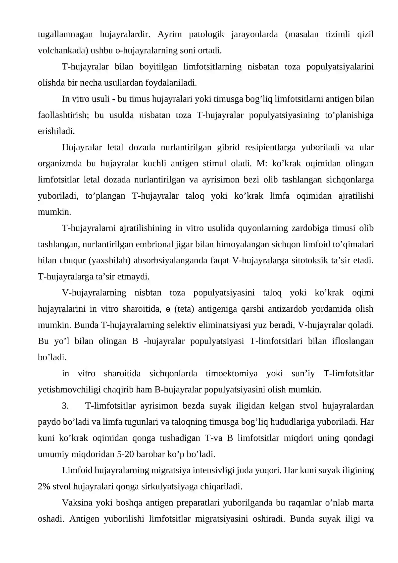 T- va B-Limfotsitlar haqida tushuncha 4