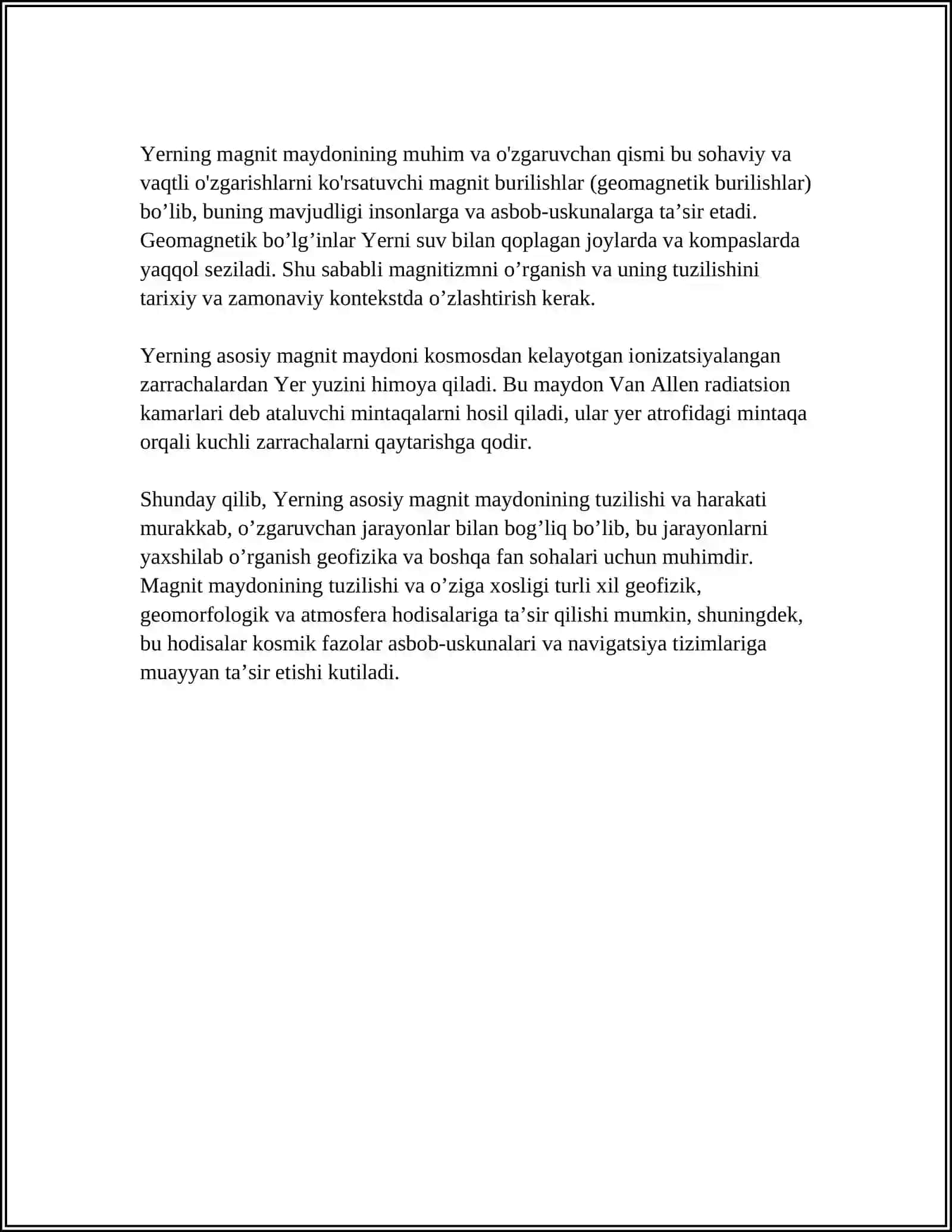 YERNING NORMAL VA ANOMAL MAGNIT MAYDONLARI 4