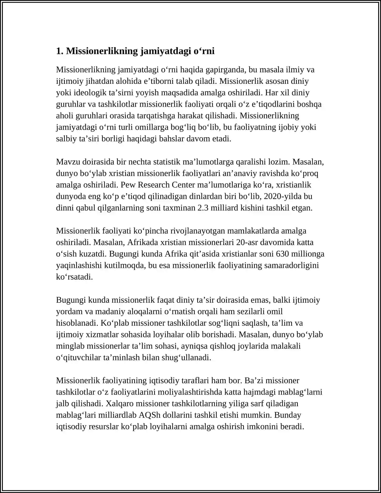 MISSIONERLIK VA PROZITEZIMNING JAMIYATGA IJTIMOIY SIYOSIY XAVFI 4