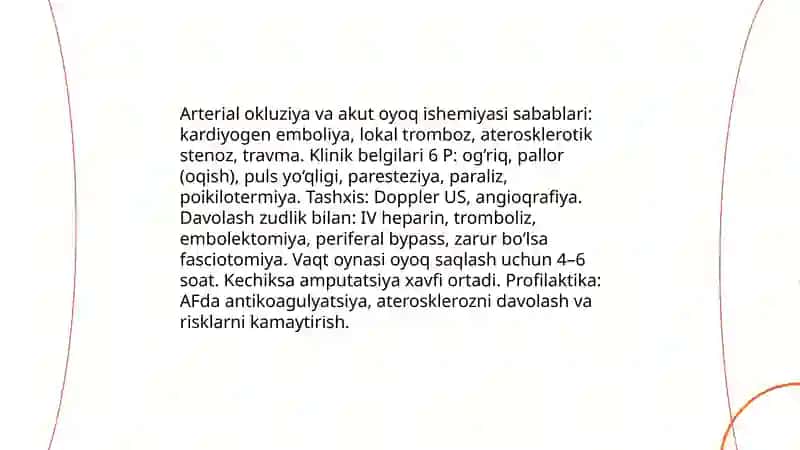 Mahalliy qon aylanishni buzilishi 4