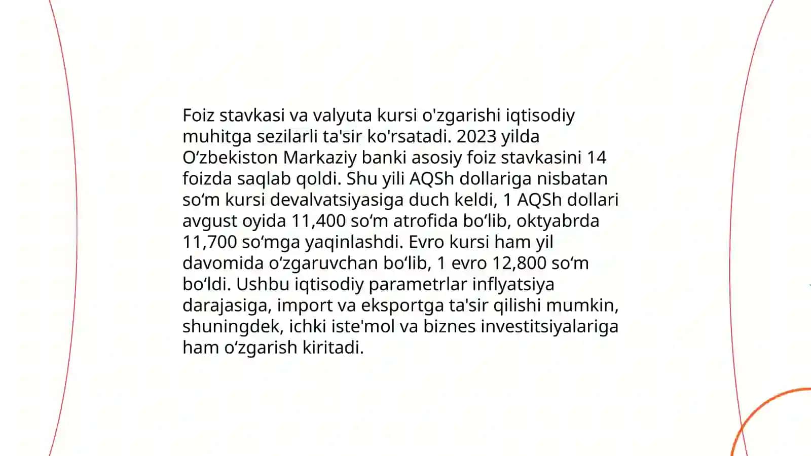 Foiz stavkasiga hisob-kitob pul birligining ta’siri 4