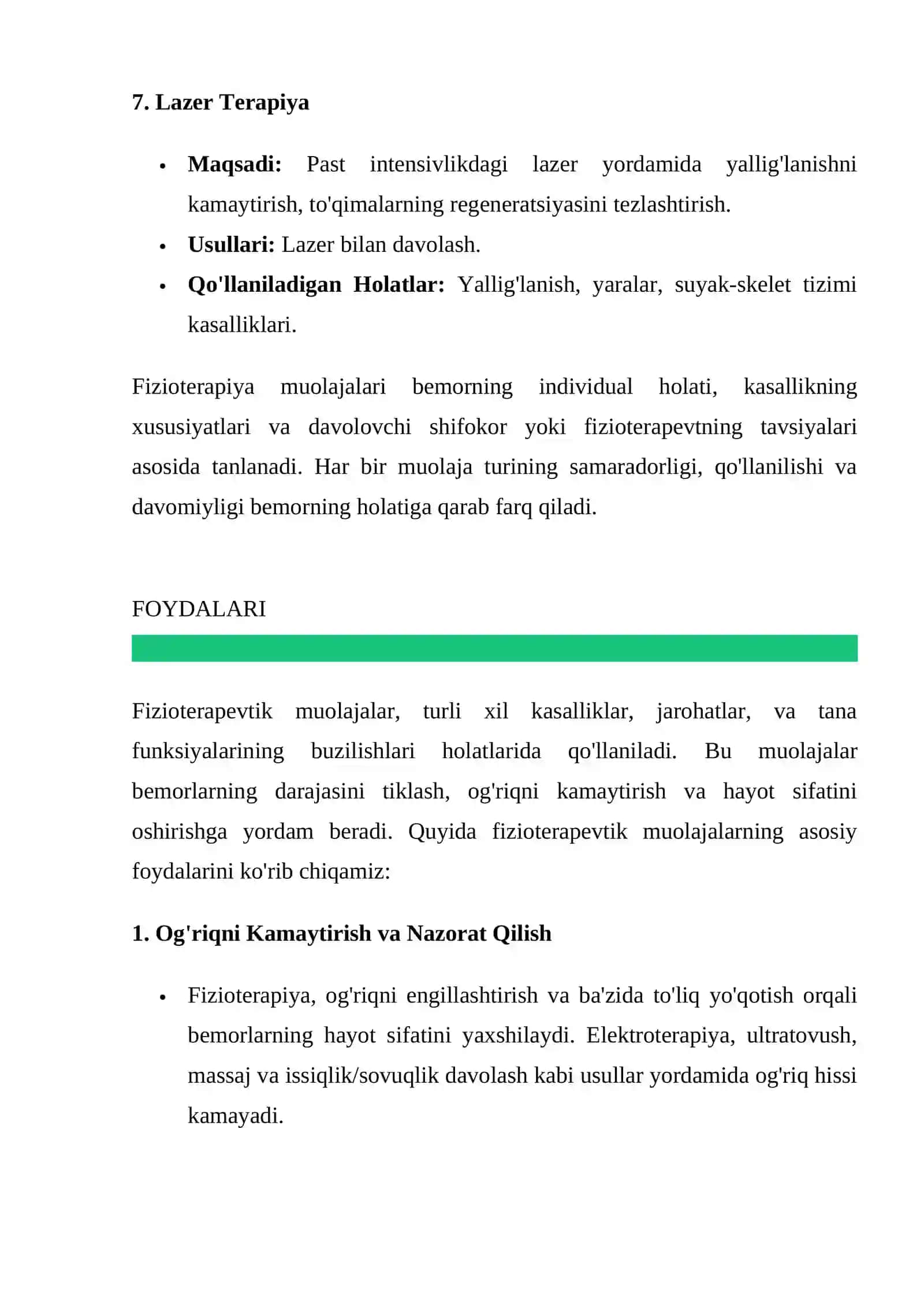 SODDALASHTIRILGAN FIZIOTERAPIYA MUOLAJALARI 4