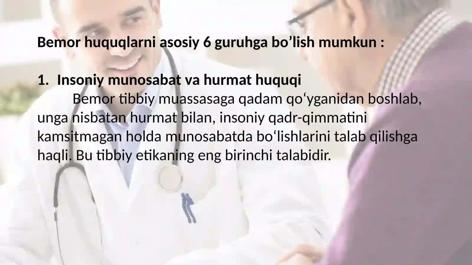 Bemor huquqlari va erkinliklari 4
