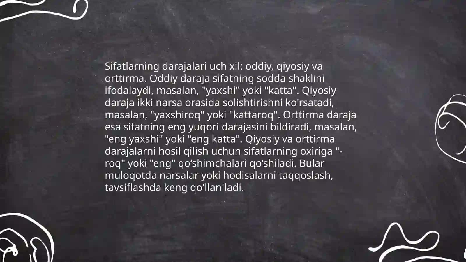 Sifat soʻz turkumini oʻrganishda interfaol usullarni qoʻllash 4