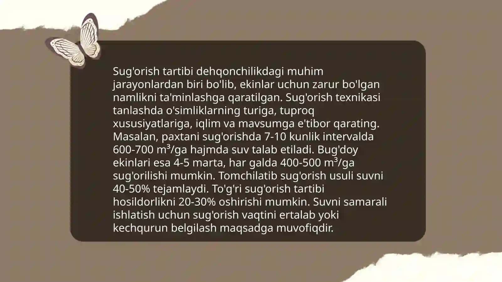 O'simliklar o'sishi uchun nimalar zarur 4