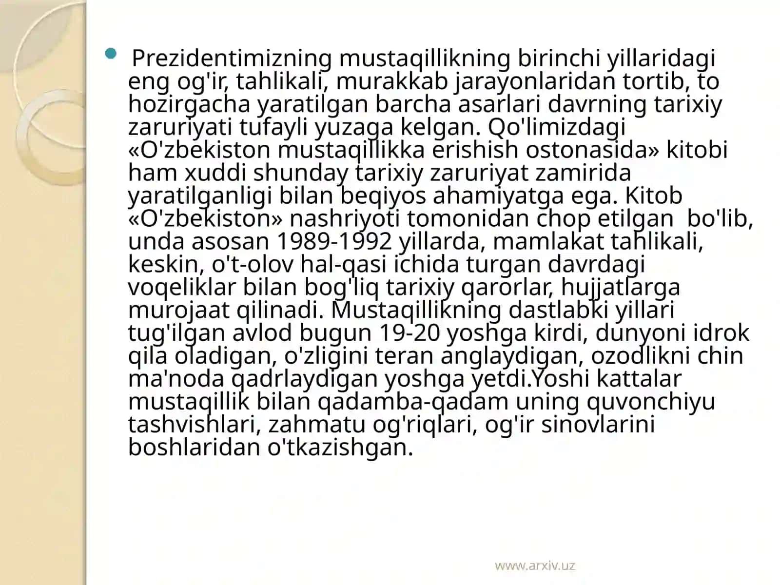 O'zbekiston tarixi 4