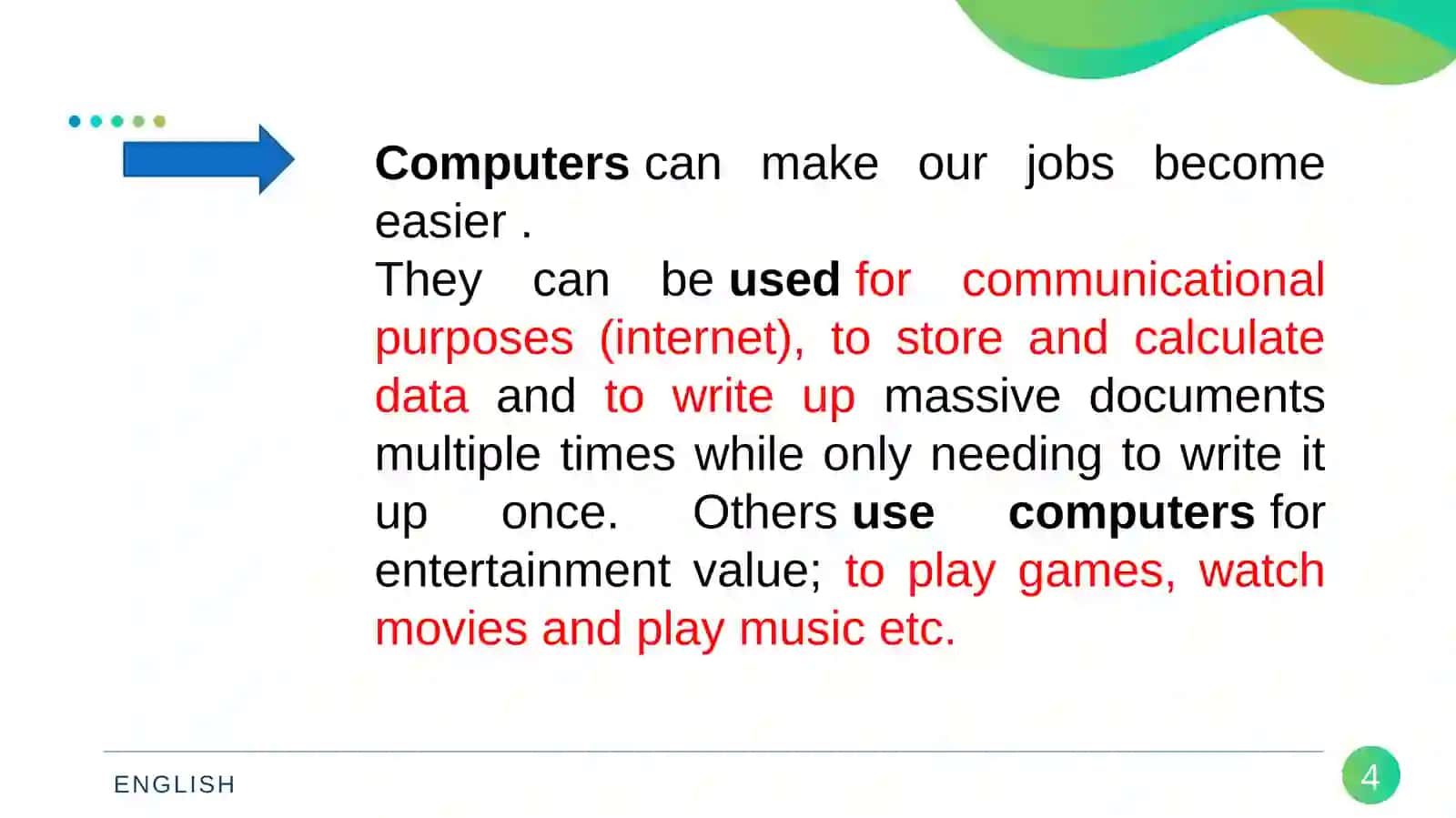 Working with computers 4