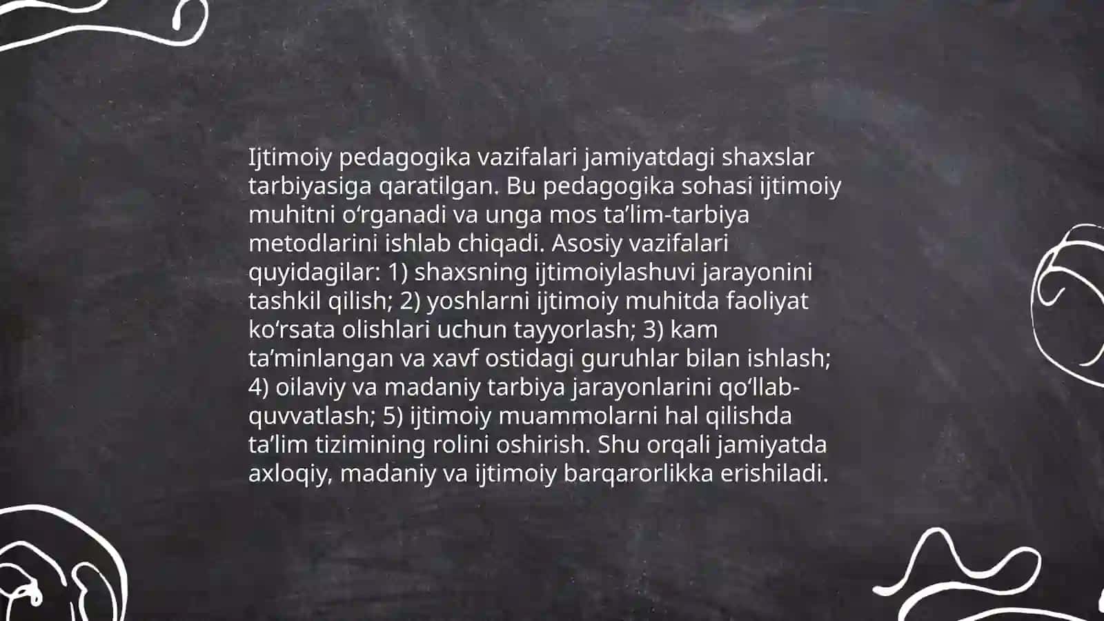 Ijtimoiy pedagogikaning predmeti 4
