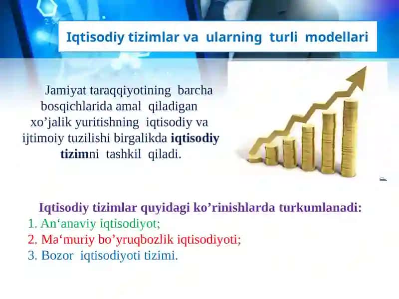Iqtisodiyotda amaliy dasturiy ta'minotning o’rni va ahamiyati 4