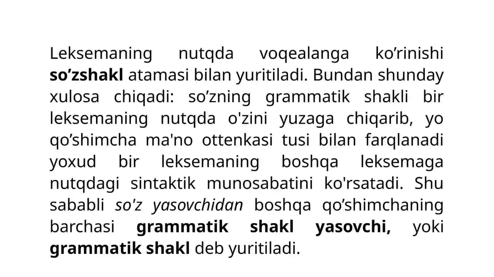 Grammatika haqida umumiy ma’lumot 4