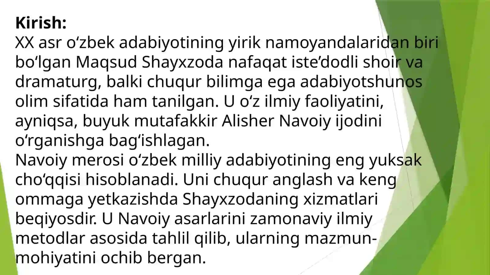 Maqsud Shayxzoda – navoiyshunos 4