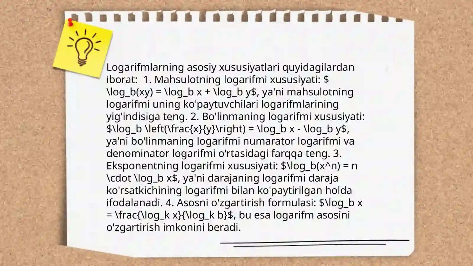Logarifmik Tengsizliklar 4