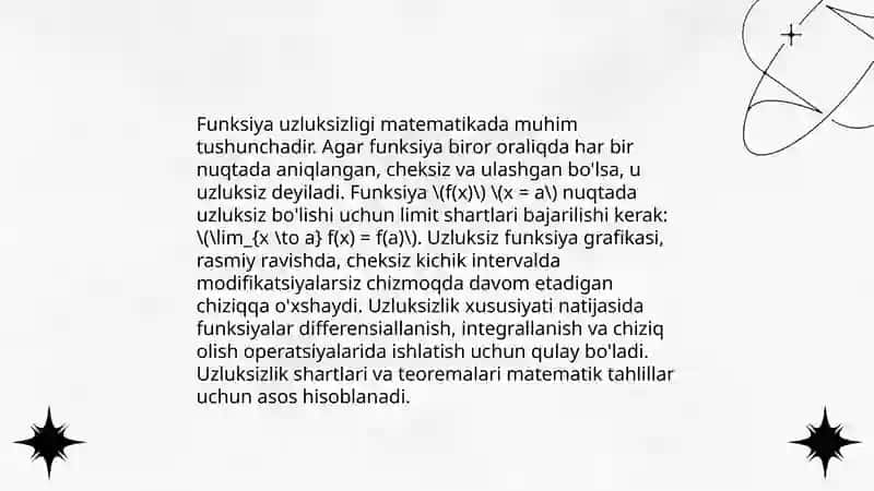 Elementar funksiyalarning hosilalari 4