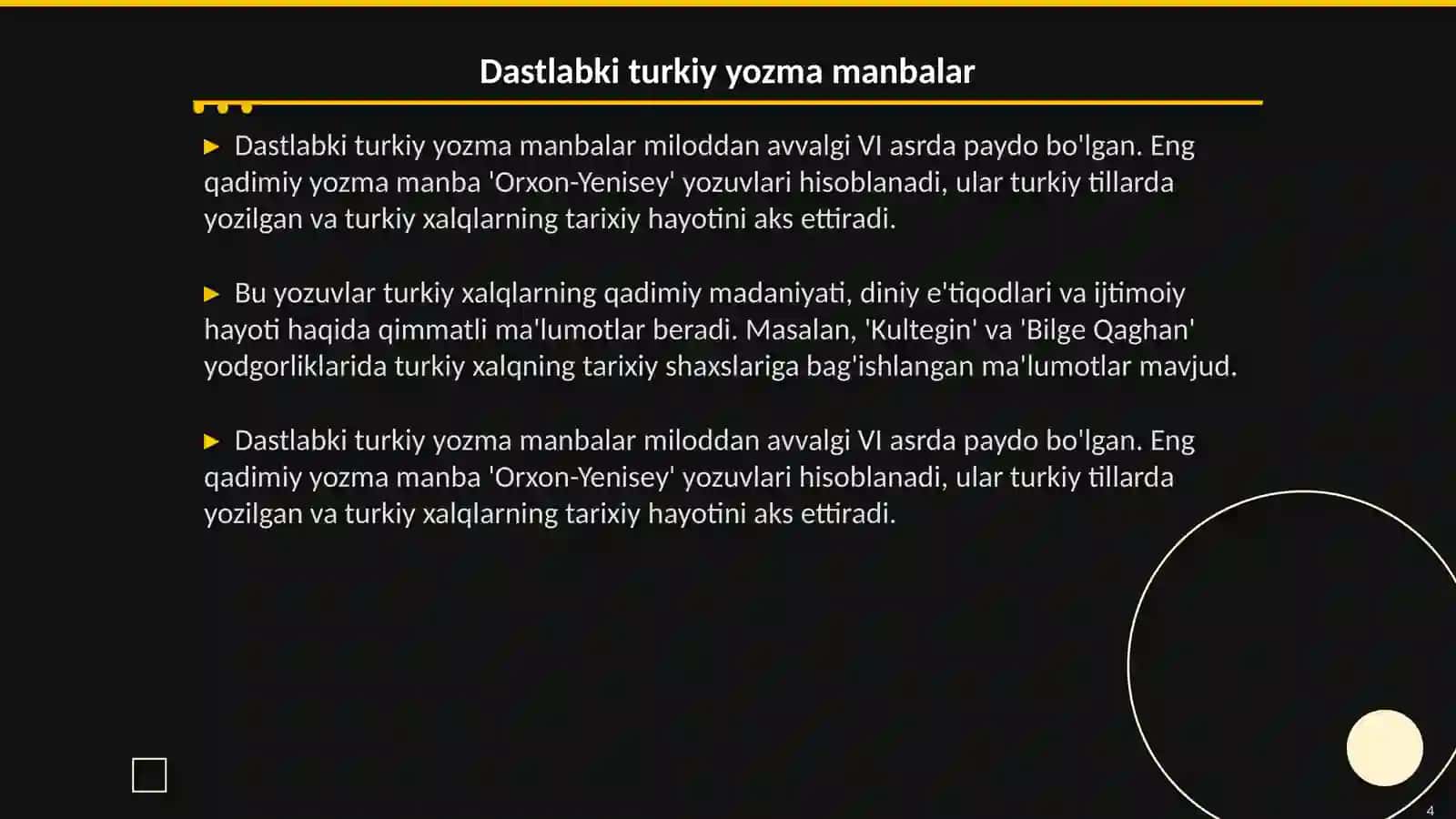 Islomga qadar yaratilgan turkiy adabiyot 4