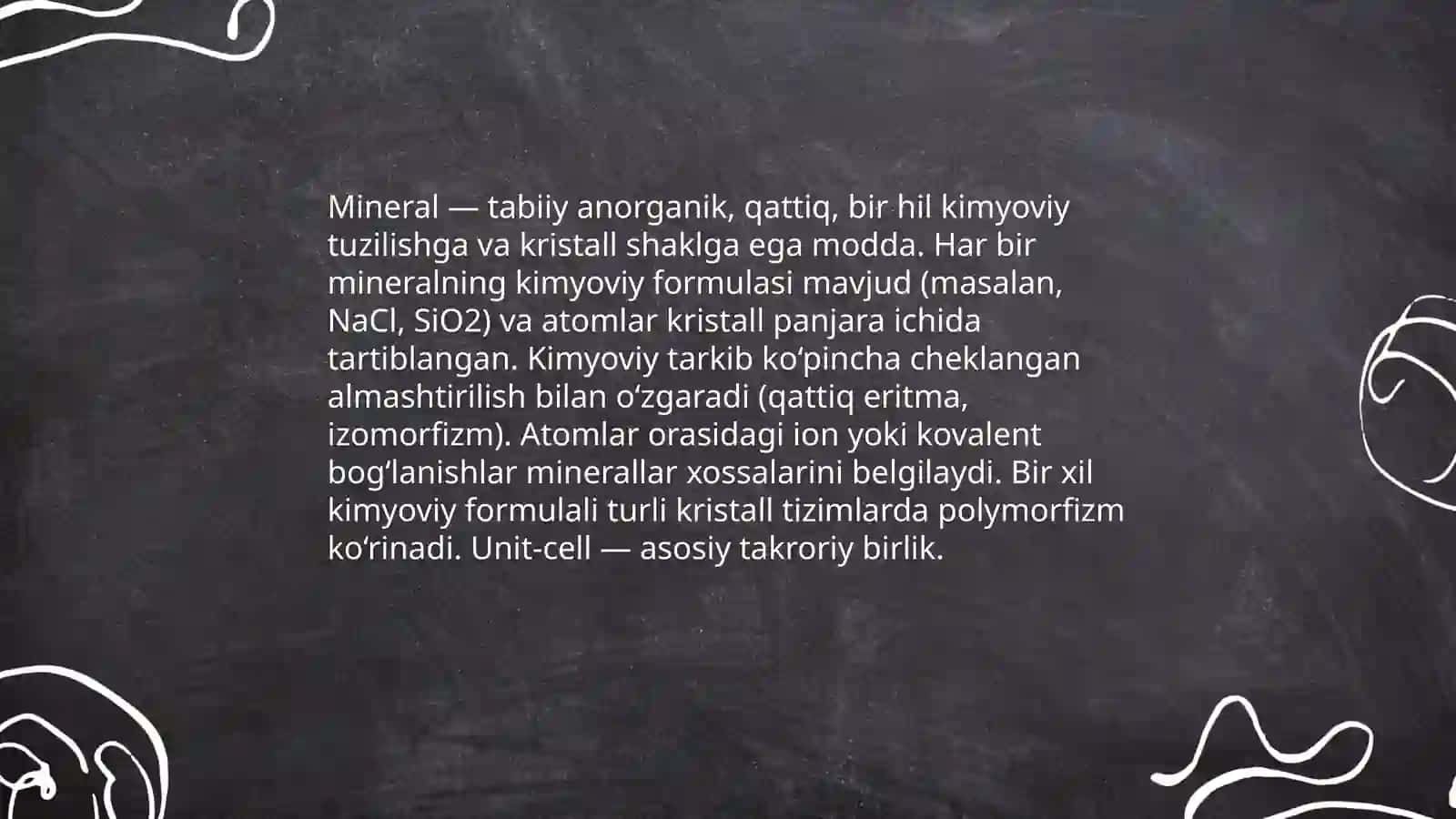 Minerallarning ta’rifi 4