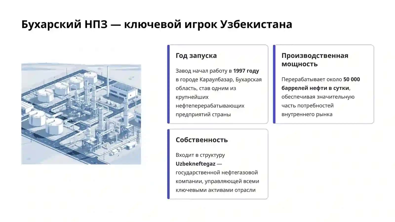 Бухарский нефтеперерабатывающий завод 4