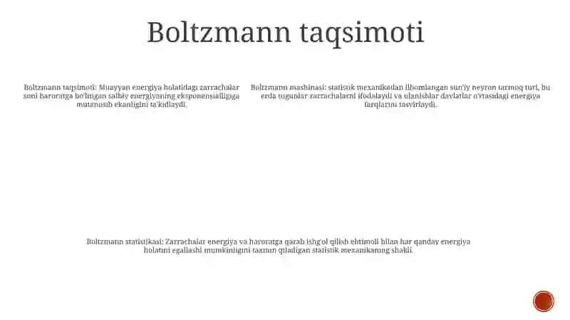 Boltzmann Mashinasi 4