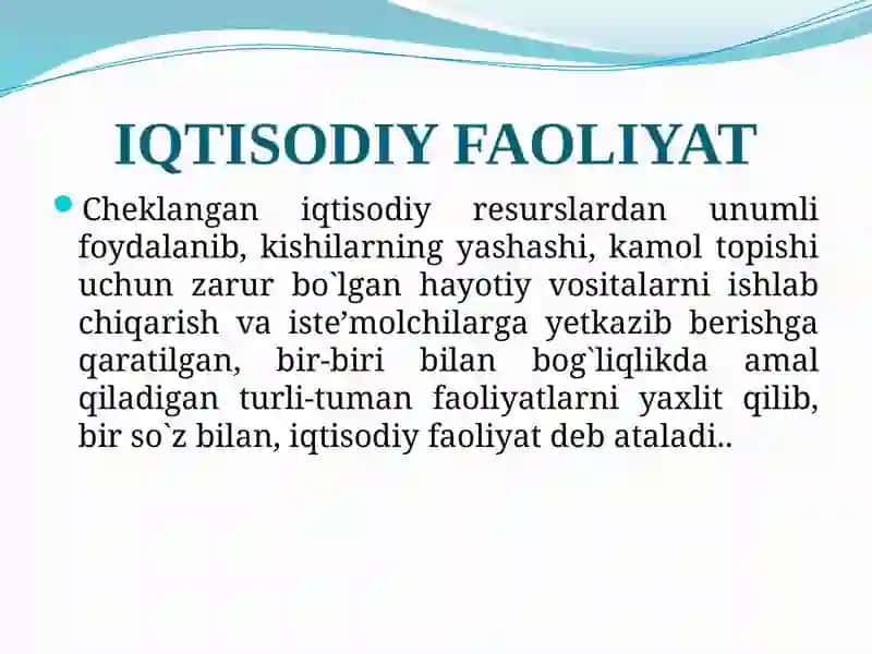 FANNING MAZMUNI, MAQSADI VA VAZIFALARI 4
