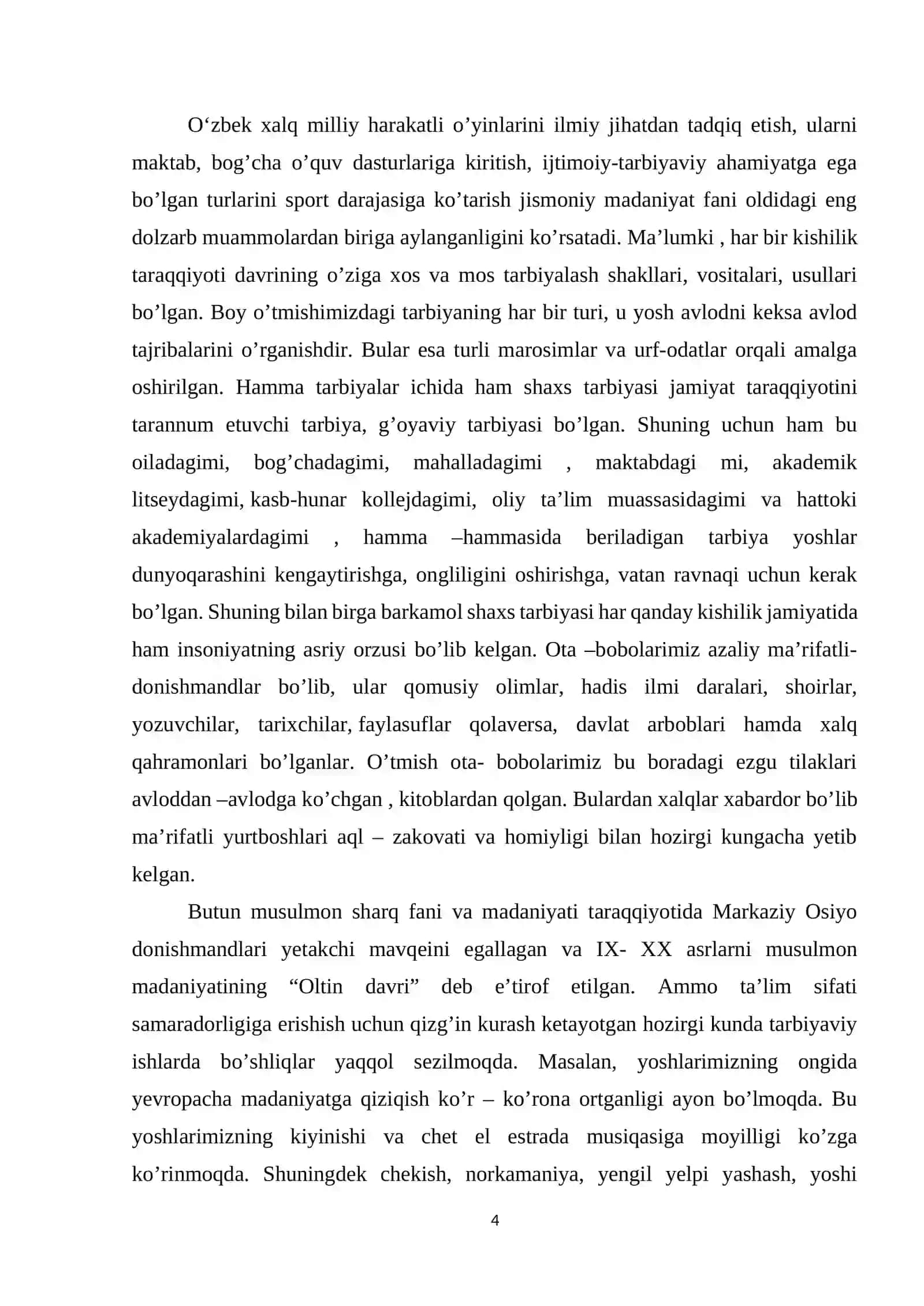 INGLIZ TILIDA O'ZBEKONA URF-ODATLARNI O'RGATISH ISHLANMA-LOYIHASI 4