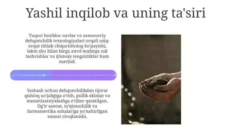 Mustaqillik yillarida qishloq xoʻjaligi va sanoatdagi oʻzgarishlar 4