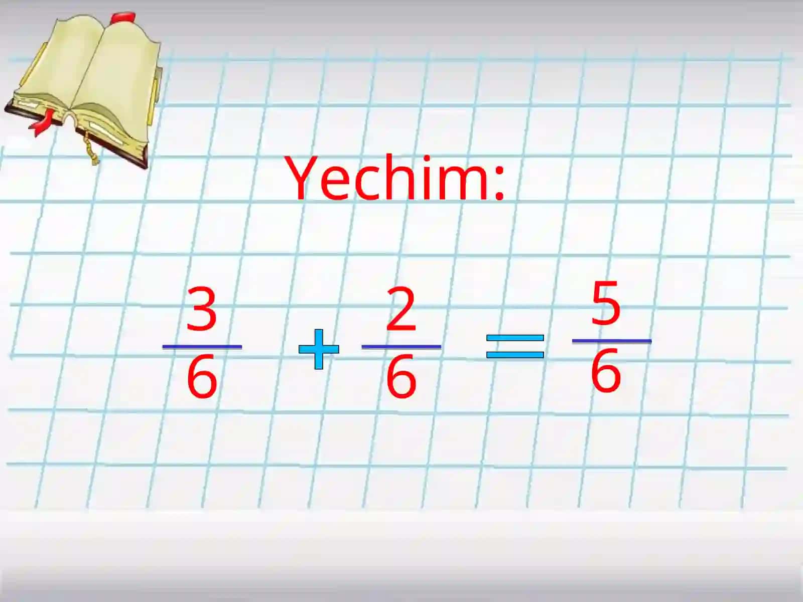 Bir xil maxrajli kasrlarni ayirish 4