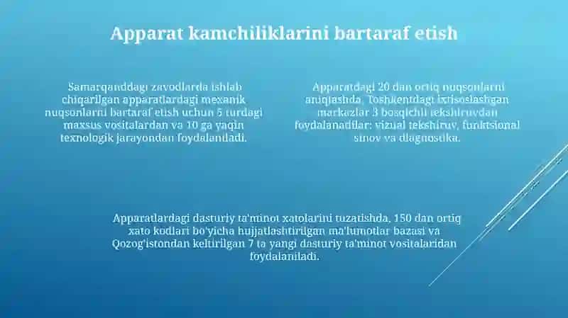 Kamchiliklarni tuzatish usullari 4
