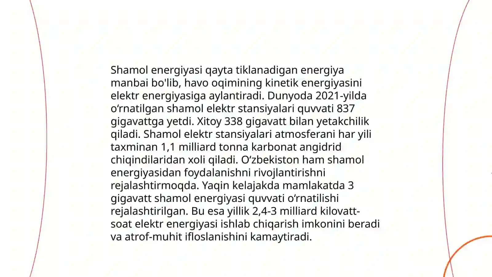Noananaviy energiya turlari 4