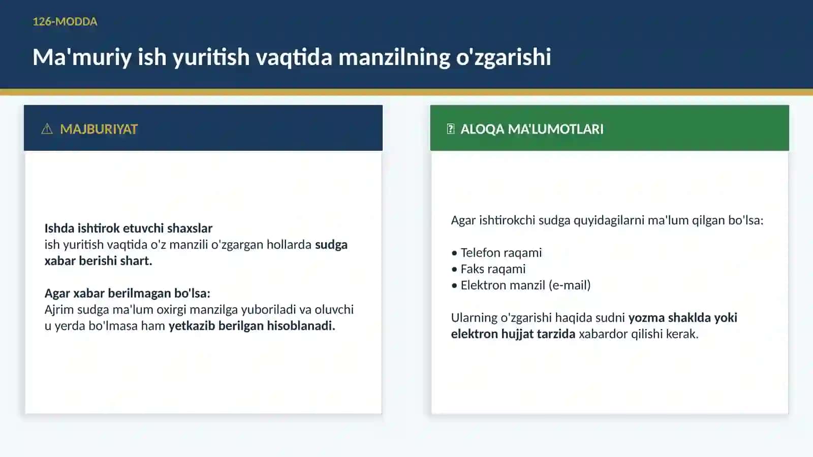 Maʼmuriy sud ishlarini yuritish toʻgʻrisidagi kodeksi 4