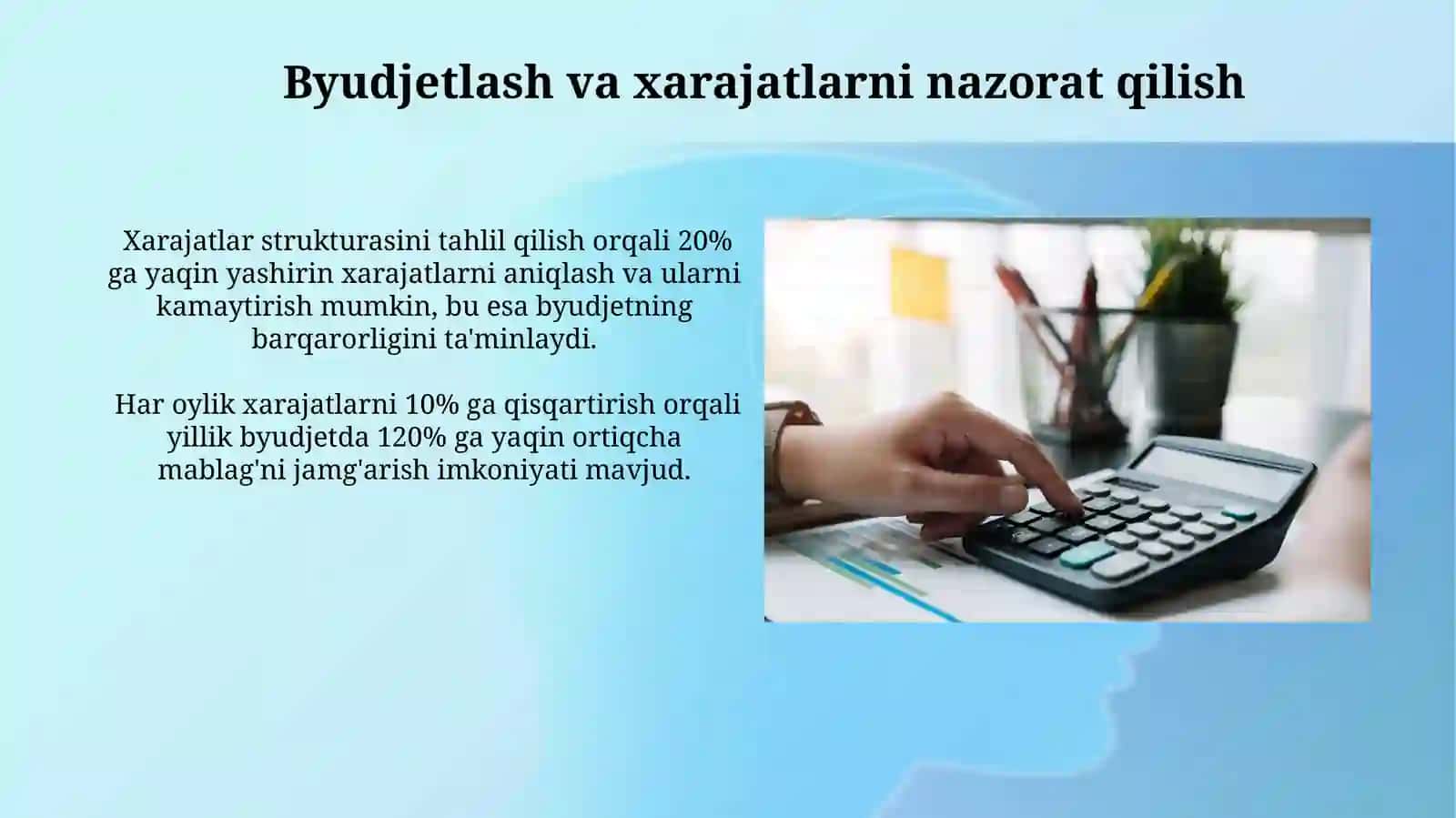 Xarajatlar Hisobi va Optimallashtirish 4