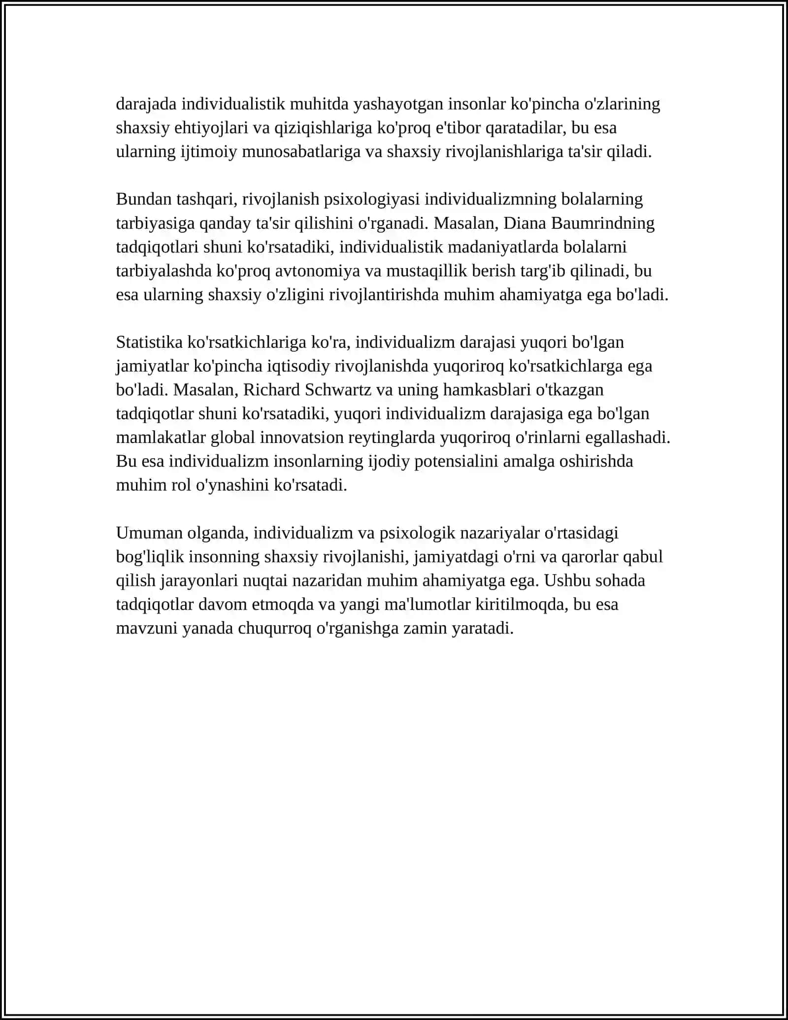 INSON INDIVIDUALLIGINING TURLI PSIXOLOGIK MAKTABLARDA O‘RGANILISHI 4