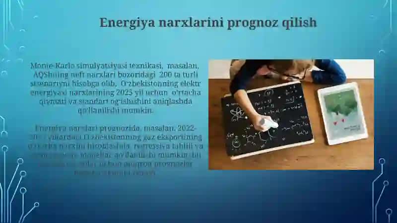 Energetikada matematik statistika va ehtimollik nazariyasini qo‘llash 4