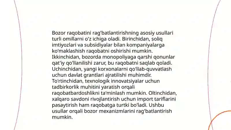 Monopoliyaga qarshi qonunchilikda qollaniladigan tadbirlar 4