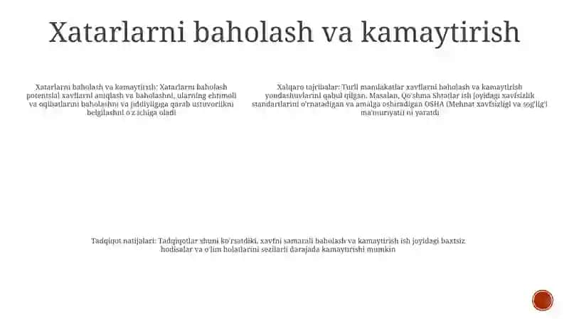 Hayot Faoliyati Xavfsizligini Ta'Minlashga Oid Xalqaro Tajriba Va Izlanishlar Tahlili 4