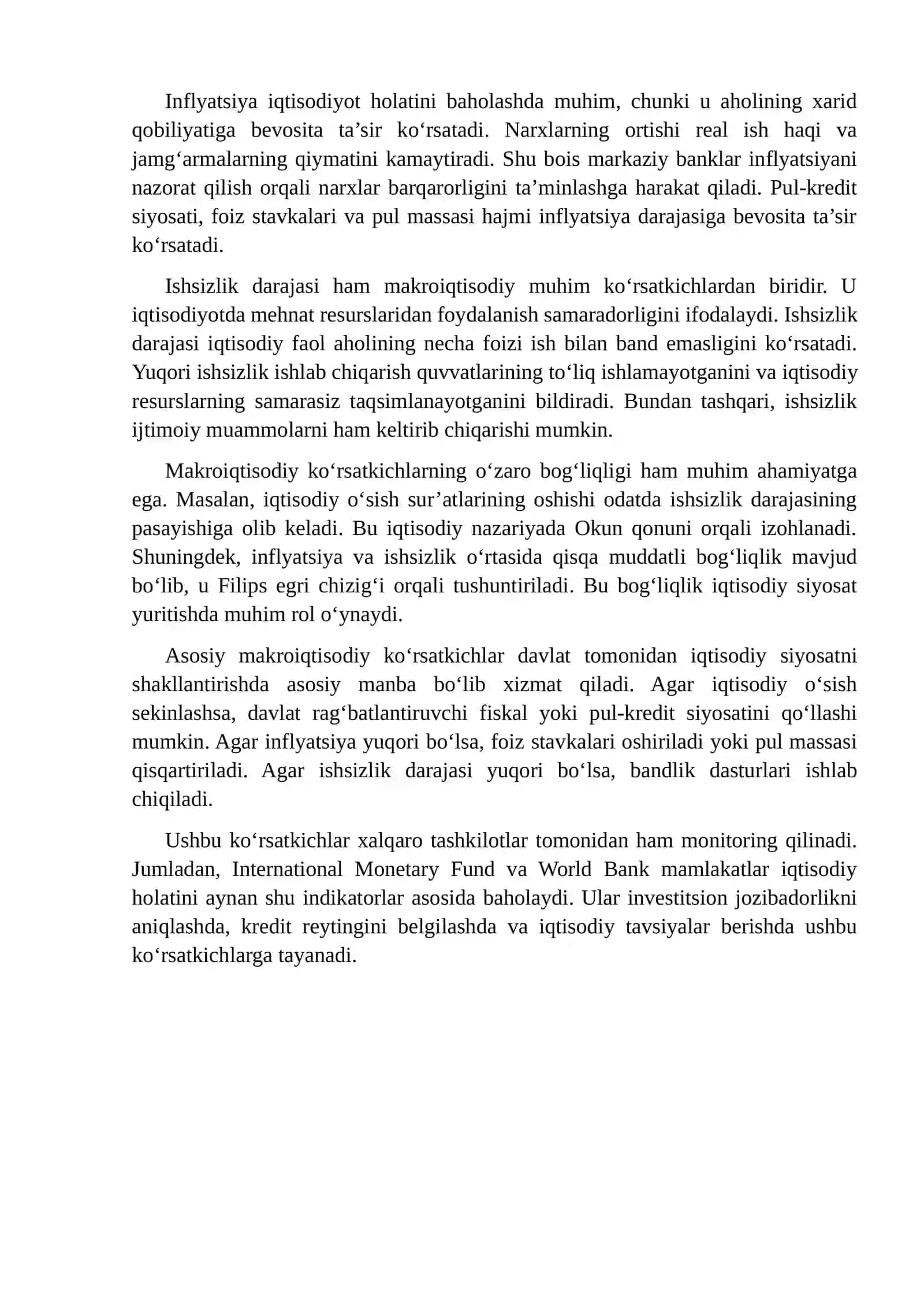 Asosiy makroiqtisodiy ko‘rsatkichlar 4