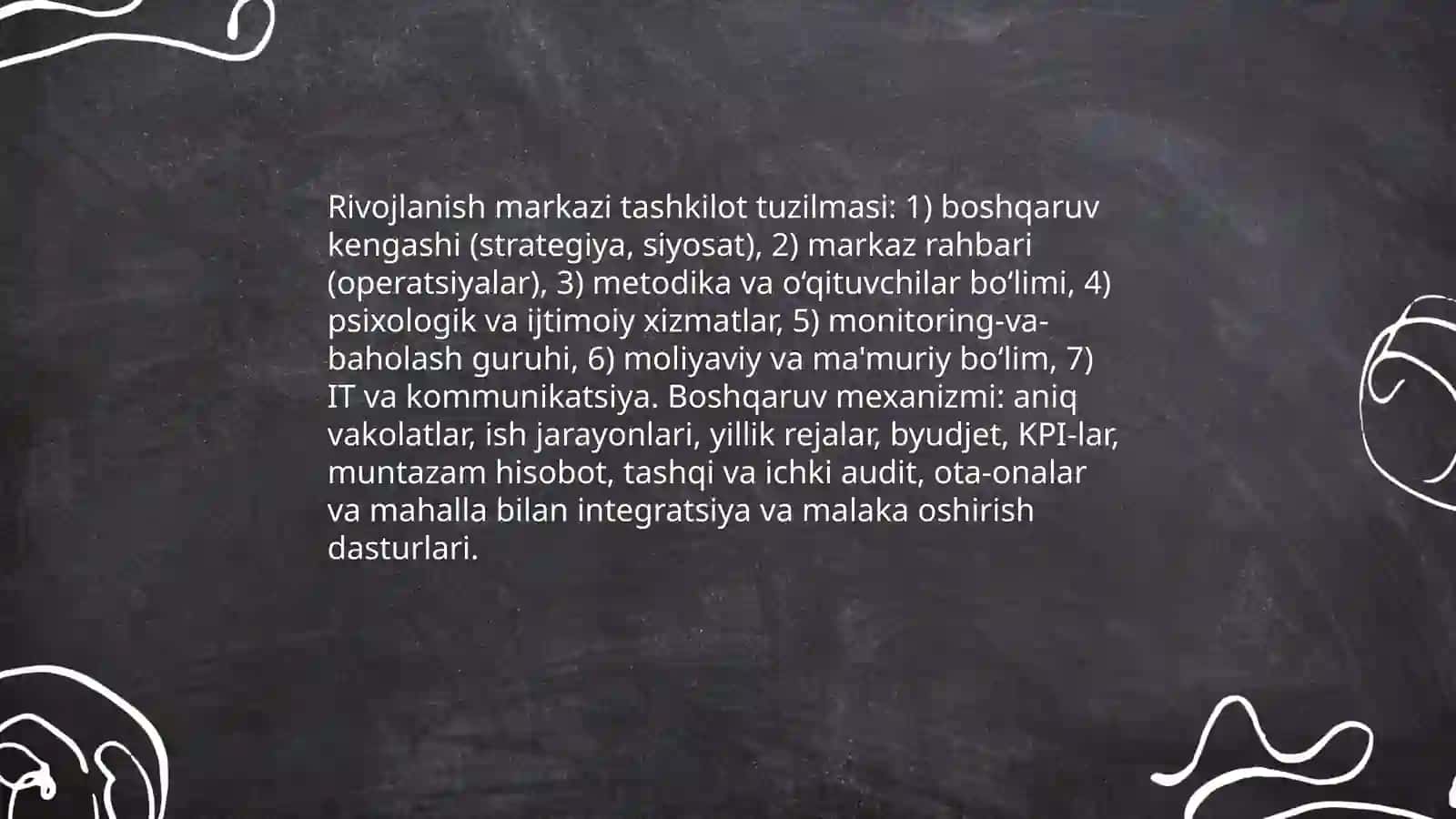Integratsiyalashgan yondashuv tamoyillari va konsepsiyasi maktabgacha ta’lim tashkilotlarida rivojlanish markazlarini tashkil etish 4